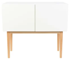 Zuiver Dressoirs|Dressoir High on Wood kleur Glossy White Hout