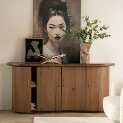 Eleonora Dressoirs|Dressoir Josh Eiken, 180cm