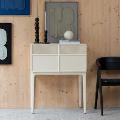 Zuiver Dressoirs|Dressoir June Eikenhout en metaal, 80cm