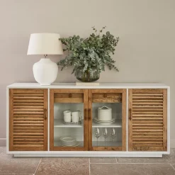 Rivièra Maison Dressoirs|Dressoir Lake House Eikenhout en glas, 194cm