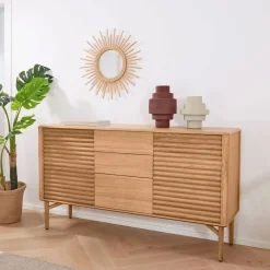 Kave Home Dressoirs|Dressoir Lenon Eikenhout