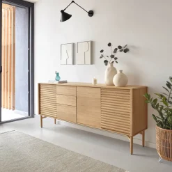 Kave Home Dressoirs|Dressoir Lenon Eikenhout