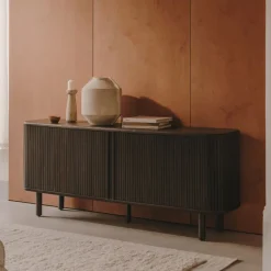 Kave Home Dressoirs|Dressoir Mailen Essenhout, 180cm