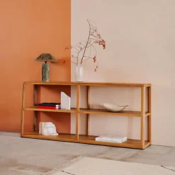 Kave Home Dressoirs|Dressoir Maymai Eikenhout, 180cm