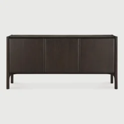 Ethnicraft Dressoirs|Dressoir PI Gevernist Teakhout, kleur Donkerbruin