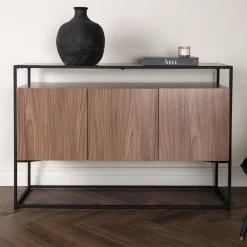 Nohr Dressoirs|Dressoir Revecca look, 120cm Walnoot