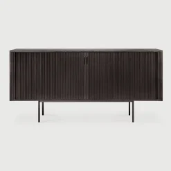 Ethnicraft Dressoirs|Dressoir Roller Max Mahonie & Teakhout Off Black