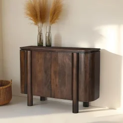 Livingfurn Dressoirs|Dressoir Salano Mangohout, kleur Bruin