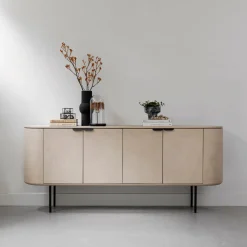 DTP Home Dressoirs|Dressoir Scala Mortex, 200 x 85cm, kleur Zand