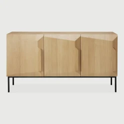 Ethnicraft Dressoirs|Dressoir Stairs Gevernist Eikenhout, kleur Naturel