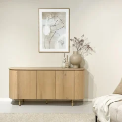 Livingfurn Dressoirs|Dressoir Tobago Eiken, kleur Naturel