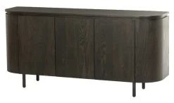 Livingfurn Dressoirs|Dressoir Tobago Eiken, kleur Espresso
