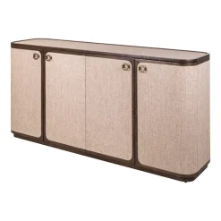 Richmond Interiors Dressoirs|Dressoir Willox Linnen en eiken, 180cm Bruin