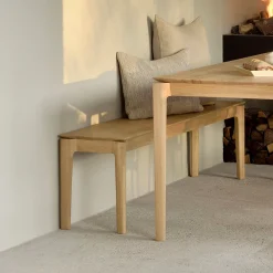 Ethnicraft Eetkamerbanken|Eetkamerbank Bok Geolied Eikenhout, kleur Naturel