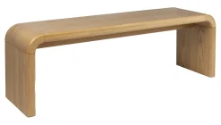 Zuiver Eetkamerbanken|Eetkamerbank Brave Eiken en rubberhout, 140cm