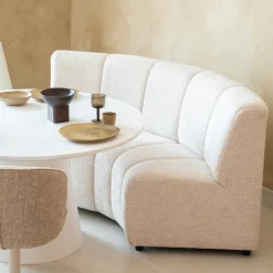 SEVN Eetkamerbanken|Eetkamerbank Esther kleur beige