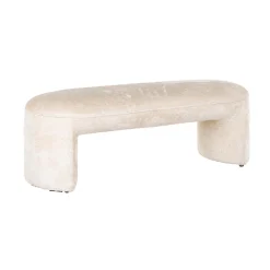 Richmond Interiors Eetkamerbanken|Eetkamerbank Fargo Chenille Wit