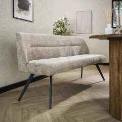 LifestyleFurn Eetkamerbanken|Eetkamerbank Lavonne Chenille, 188cm