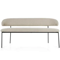 Eleonora Eetkamerbanken|Eetkamerbank Luka Bouclé 160cm