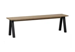 WOOOD Eetkamerbanken|Eetkamerbank Tablo hout, 160cm Eiken