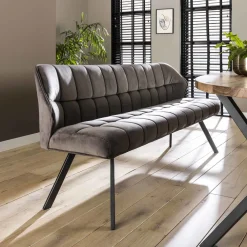 LifestyleFurn Eetkamerbanken|Eetkamerbank Thandie Velvet 180cm