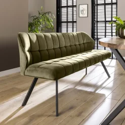 LifestyleFurn Eetkamerbanken|Eetkamerbank Thandie Velvet 180cm