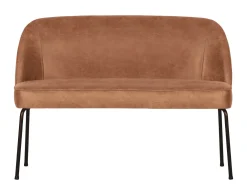WOOOD Eetkamerbanken|Eetkamerbank Vogue Leder, kleur Cognac