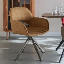 ZILT Eetkamerstoelen Met Armleuning|Eetkamerstoel Abra