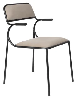 Zuiver Eetkamerstoelen Velvet / Fluweel|Beige Eetkamerstoelen|Eetkamerstoel Alba Velvet