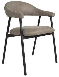 LABEL51 Eetkamerstoelen Met Armleuning|Eetkamerstoel Amaze Micro Suede
