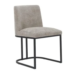 Tower Living Beige Eetkamerstoelen|Eetkamerstoelen Zonder Armleuning|Eetkamerstoel Archi