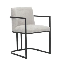 Tower Living Beige Eetkamerstoelen|Eetkamerstoelen Met Armleuning|Eetkamerstoel Archi Met armleuning