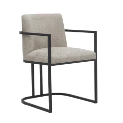 Tower Living Beige Eetkamerstoelen|Eetkamerstoelen Met Armleuning|Eetkamerstoel Archi Met armleuning