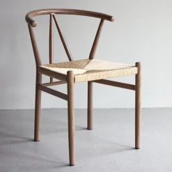 Nohr Beige Eetkamerstoelen|Eetkamerstoelen Zonder Armleuning|Eetkamerstoel Atalie Rattan