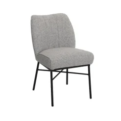 Tower Living Beige Eetkamerstoelen|Eetkamerstoelen Zonder Armleuning|Eetkamerstoel Barzio Geweven stof