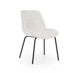 By-Boo Eetkamerstoelen Bouclé / Teddy|Eetkamerstoelen Zonder Armleuning|Eetkamerstoel Base Bouclé