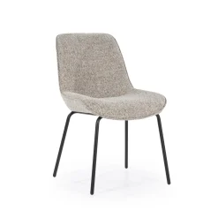 By-Boo Eetkamerstoelen Bouclé / Teddy|Eetkamerstoelen Zonder Armleuning|Eetkamerstoel Base Bouclé