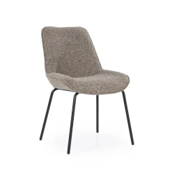 By-Boo Eetkamerstoelen Bouclé / Teddy|Eetkamerstoelen Zonder Armleuning|Eetkamerstoel Base Bouclé