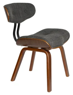 Dutchbone Eetkamerstoelen Zonder Armleuning|Eetkamerstoelen Met Leer Of Kunstleer|Eetkamerstoel Blackwood