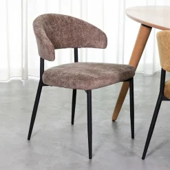 LABEL51 Eetkamerstoelen Met Armleuning|Eetkamerstoel Bliss Elite stof