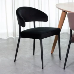 LABEL51 Eetkamerstoelen Velvet / Fluweel|Eetkamerstoelen Zonder Armleuning|Eetkamerstoel Bliss Velvet