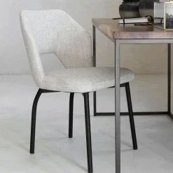 MUST Living Eetkamerstoelen Zonder Armleuning|Eetkamerstoel Bloom Polaris