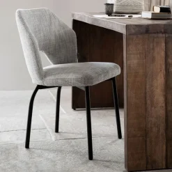 MUST Living Eetkamerstoelen Zonder Armleuning|Eetkamerstoel Bloom Polaris