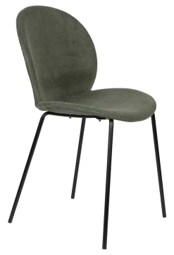 Zuiver Eetkamerstoelen Zonder Armleuning|Eetkamerstoel Bonnet Ribstof