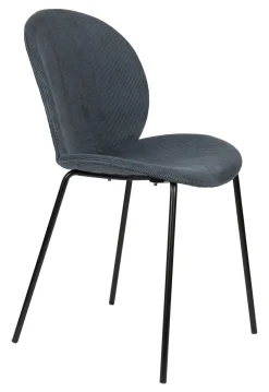 Zuiver Eetkamerstoelen Zonder Armleuning|Eetkamerstoel Bonnet Ribstof