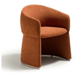Kave Home Chenille Eetkamerstoelen|Beige Eetkamerstoelen|Eetkamerstoel Bosca Chenille