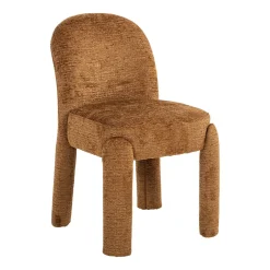 Richmond Interiors Eetkamerstoelen Zonder Armleuning|Eetkamerstoel Brandi Fusion, kleur Cognac