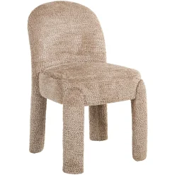 Richmond Interiors Beige Eetkamerstoelen|Eetkamerstoelen Zonder Armleuning|Eetkamerstoel Brandi Lovely, kleur Beige