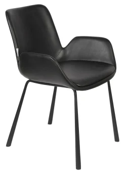 Zuiver Eetkamerstoelen Met Leer Of Kunstleer|Eetkamerstoelen Met Armleuning|Eetkamerstoel Brit PU leder