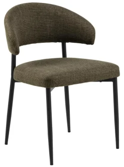 Bendt Beige Eetkamerstoelen|Eetkamerstoelen Zonder Armleuning|Eetkamerstoel Britney